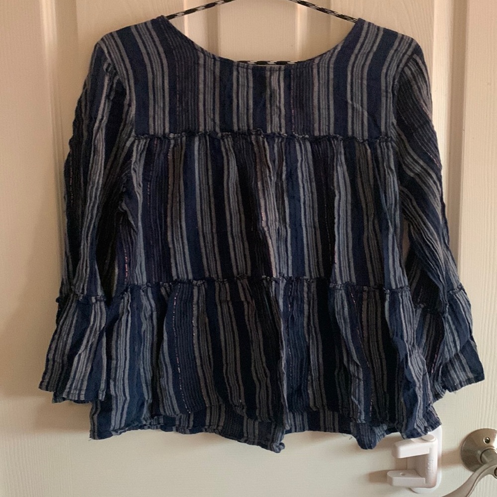 Navy cute top